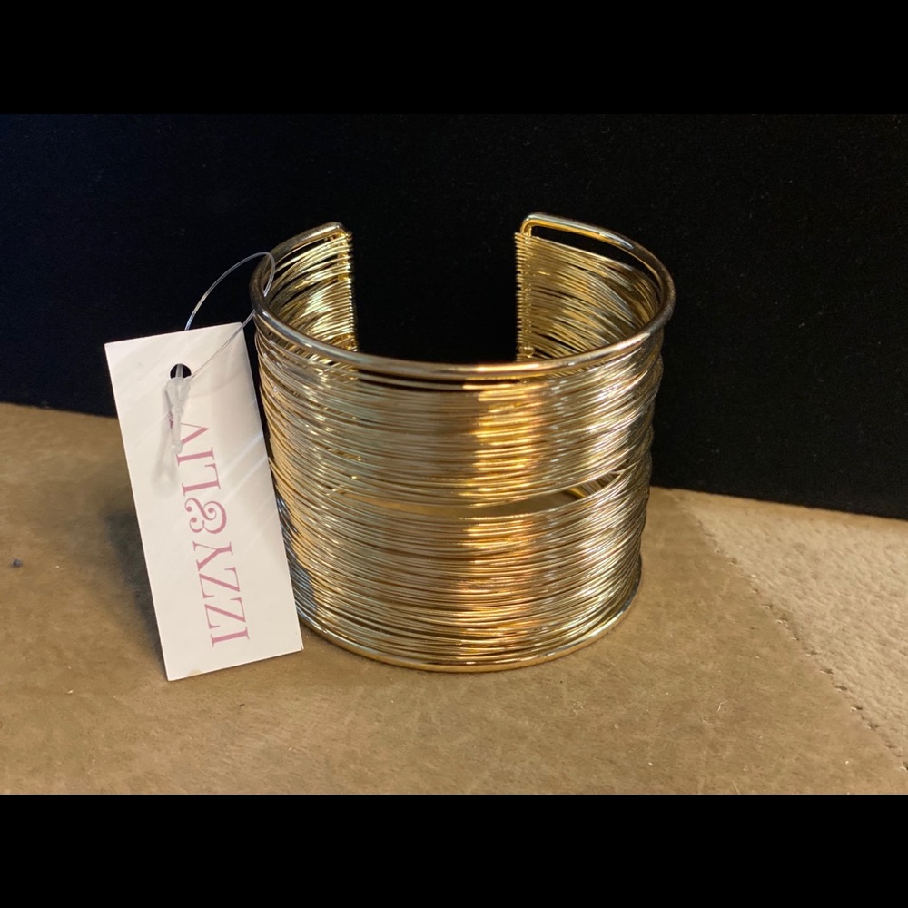 Gold tone Cuff Bracelet